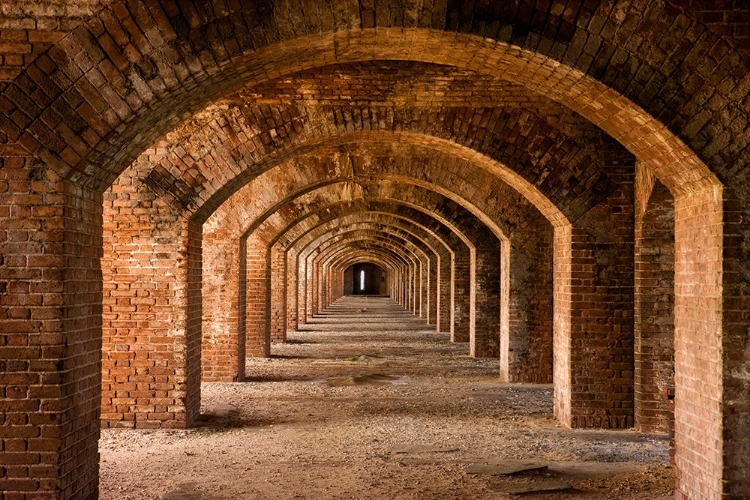 Picture of DRY TORTUGAS FORT JEFFERSON HALLWAY 1470