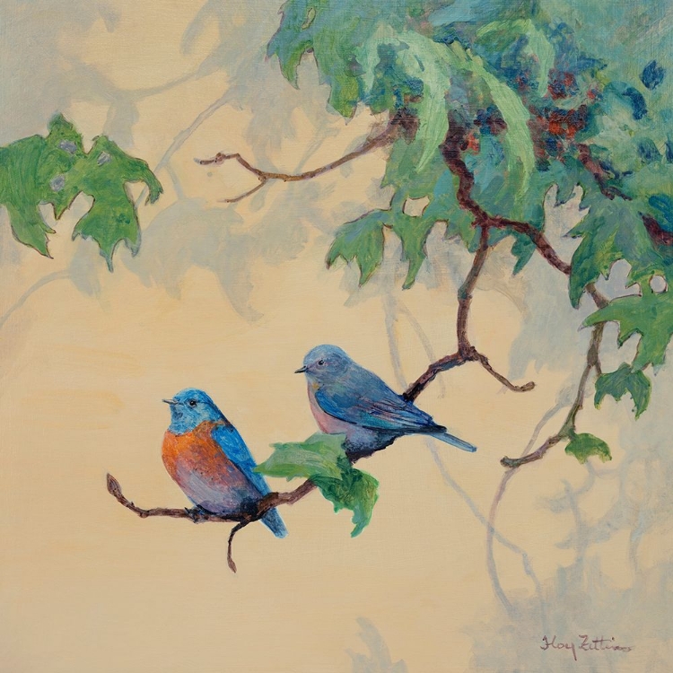 Picture of BLUE BIRDS TOGETHER