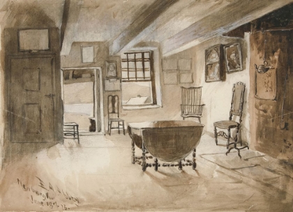 Picture of STUDY FOR WASHINGTONS HEADQUARTERS AT NEWBURGH, NEW YORK