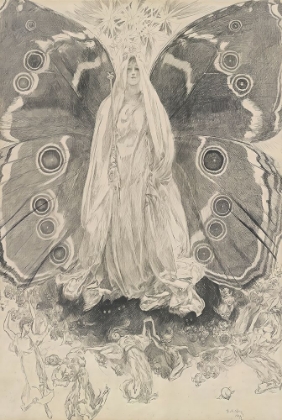 Picture of TITANIA, ILLUSTRATION FOR ACT II, SCENE II, A MIDSUMMER NIGHTS DREAM