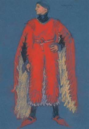 Picture of WILLOUGHBY, COSTUME SKETCH FOR HENRY IRVINGS PLANNED PRODUCTION OF KING RICHARD II B