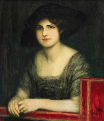 Picture of PORTRAIT OF DAUGHTER MARY 1916