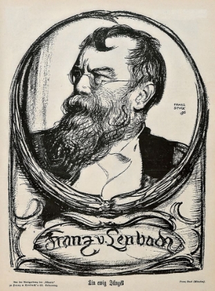 Picture of PORTRAIT OF FRANZ VON LENBACH 1896