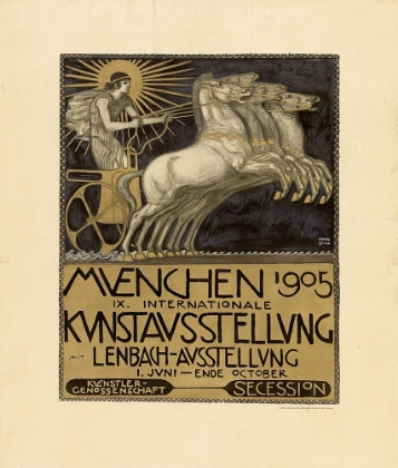 Picture of POSTER FOR THE IX INTERNATIONAL ART EXHIBITION IN MUNICH 1905