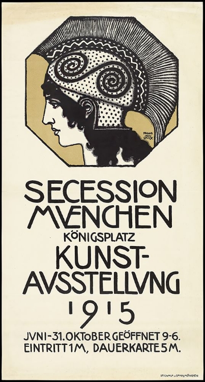 Picture of POSTER FOR THE MUNICH SECESSION EXHIBITION IN 1915