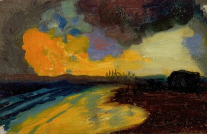 Picture of STUDY FOR SUNSET BY THE SEA 1910